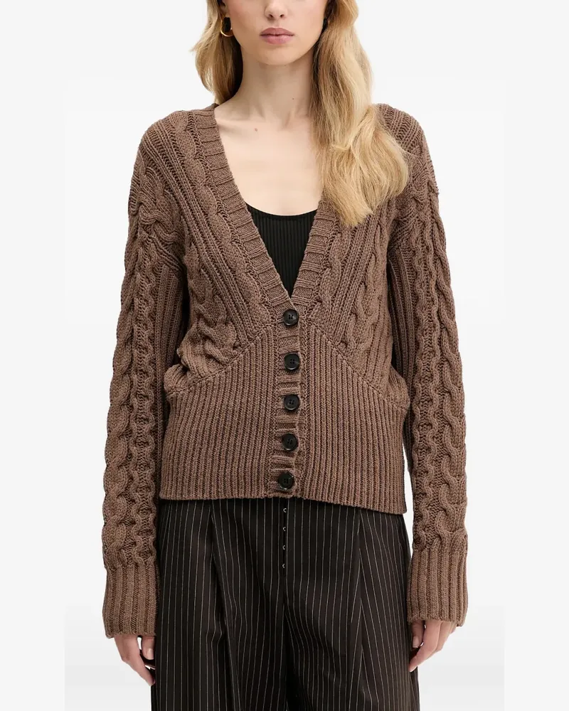 Miss Sixty button-fastening cardigan - Braun Braun