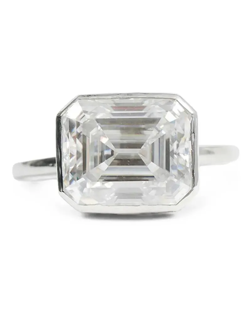 Alan Crocetti Moissanite Blade Ring - Silber Silber