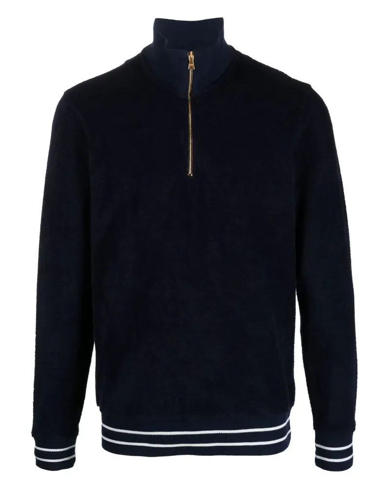Orlebar Brown Isar Sweatshirt mit Reißverschluss - Blau Blau