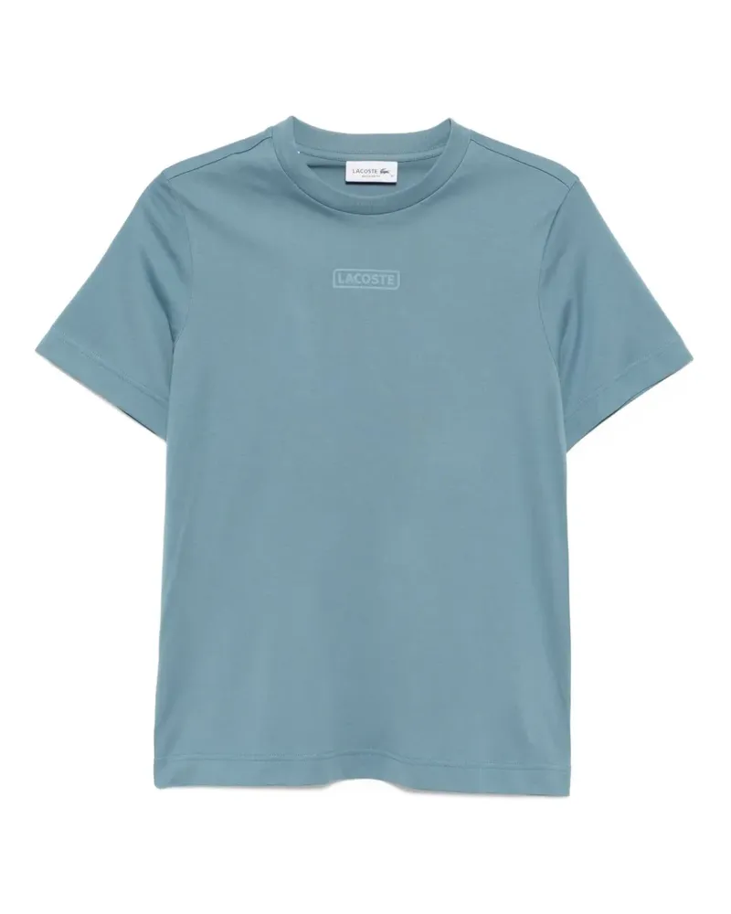 Lacoste Print T-Shirt - Blau Blau