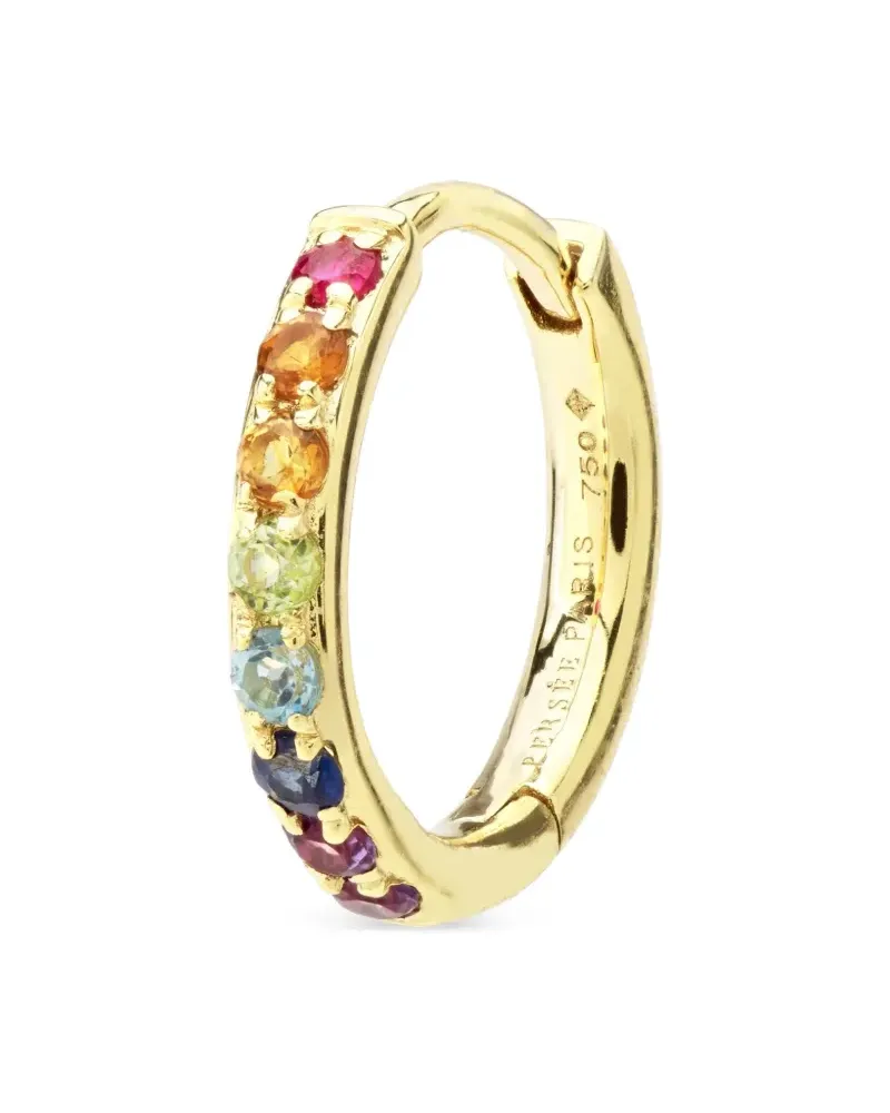 PERSEE 18kt Gelbgoldohrring mit Diamanten Gold