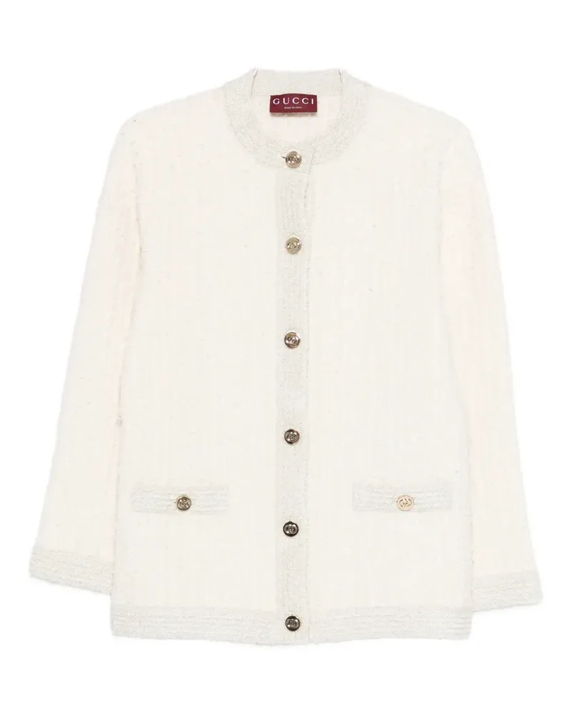 Gucci buttoned patch-pocket jacket - Nude Nude