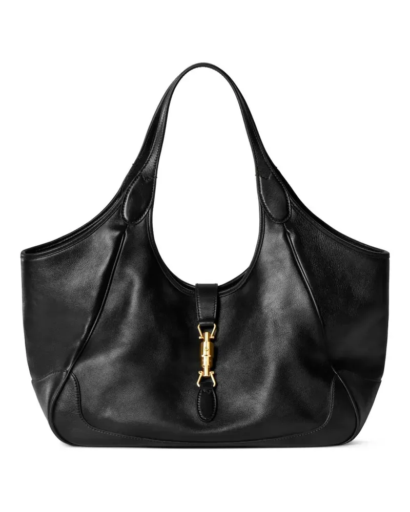 Gucci medium Mercato leather tote bag - Schwarz Schwarz