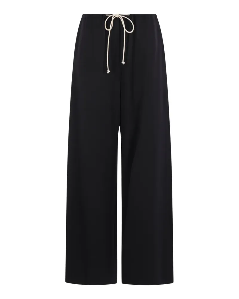 TER ET BANTINE Weite Hose mit Kordelzug - Schwarz Schwarz