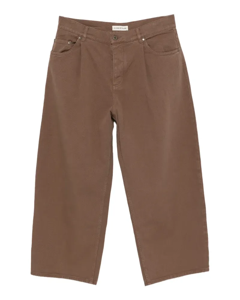 A Kind Of Guise Weite Jeans - Braun Braun