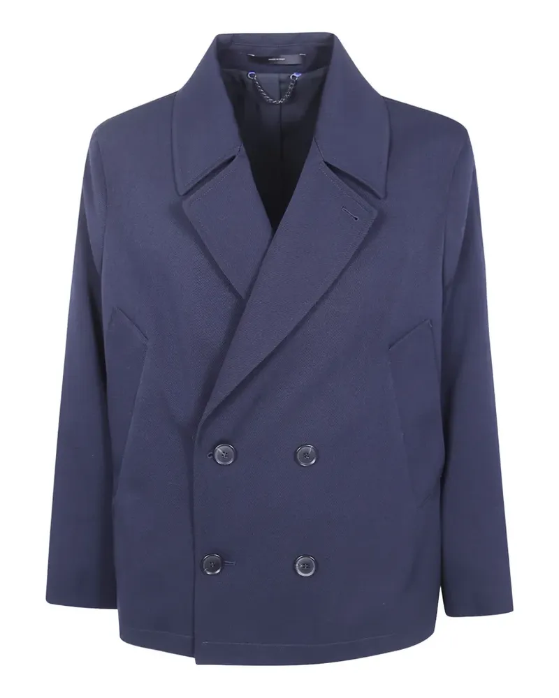 Paul Smith double-breasted peacoat - Blau Blau