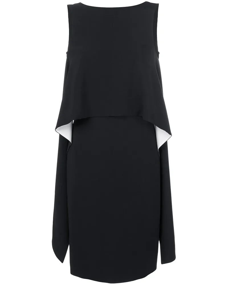 Givenchy Kleid mit Überschlag - Schwarz Schwarz