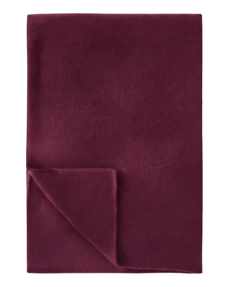 Lisa Yang Paris ribbed-trim scarf - Rot Rot
