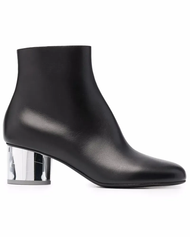 Ferragamo Stiefeletten mit Blockabsatz - Schwarz Schwarz