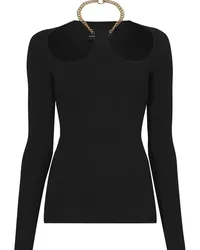 Proenza Schouler Geripptes Top Schwarz