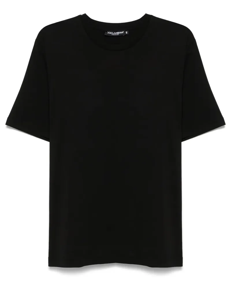 Dolce & Gabbana Klassisches T-Shirt - Schwarz Schwarz