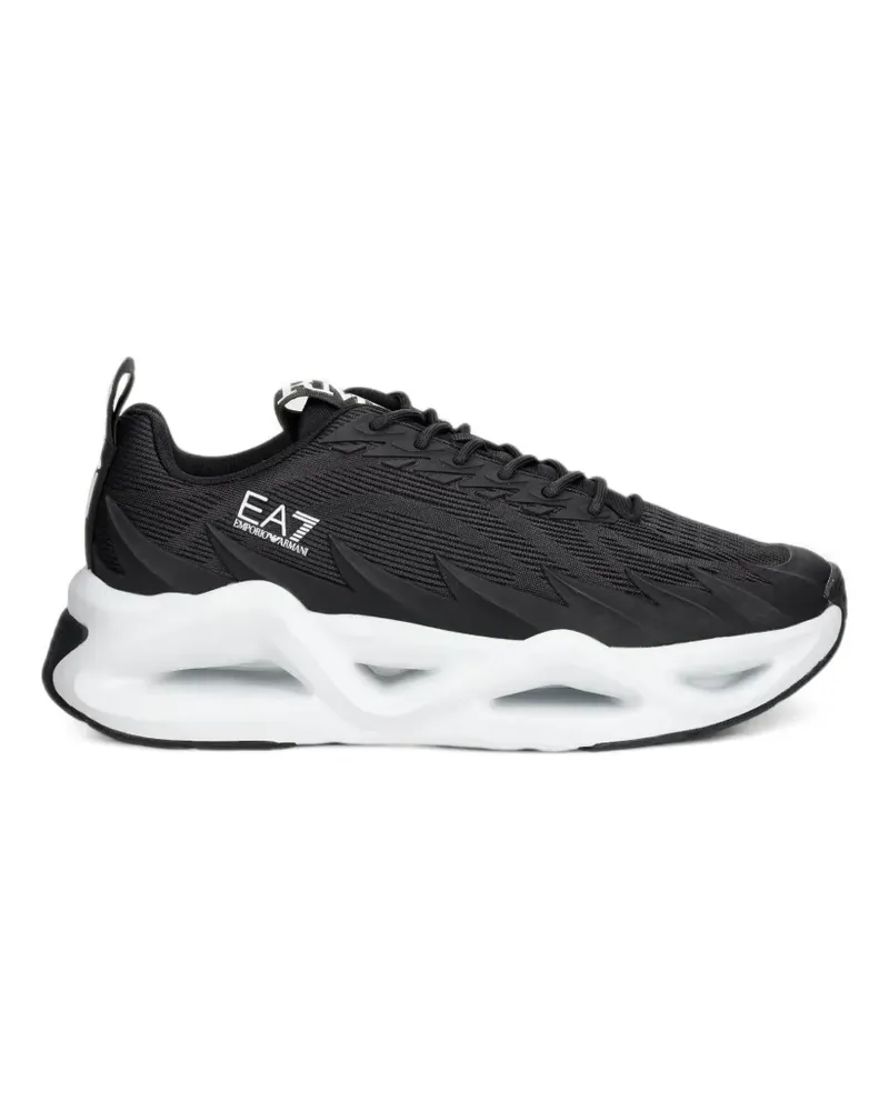 EA7 Infinity Venom Sneakers mit klobiger Sohle und Logo-Print - Schwarz Schwarz