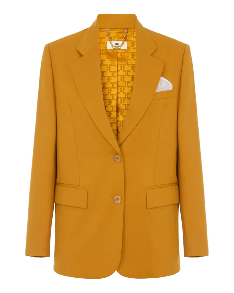 Elisabetta Franchi jacket in gabardine fabric - Gelb Gelb