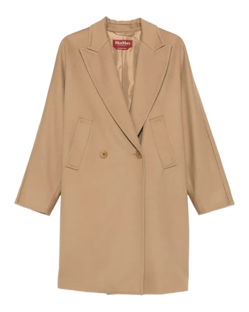 Max Mara Doppelreihiger Mantel - Nude Nude
