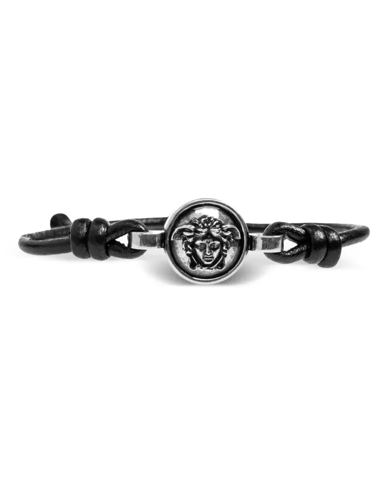 Versace Medusa Lederarmband - Silber Silber