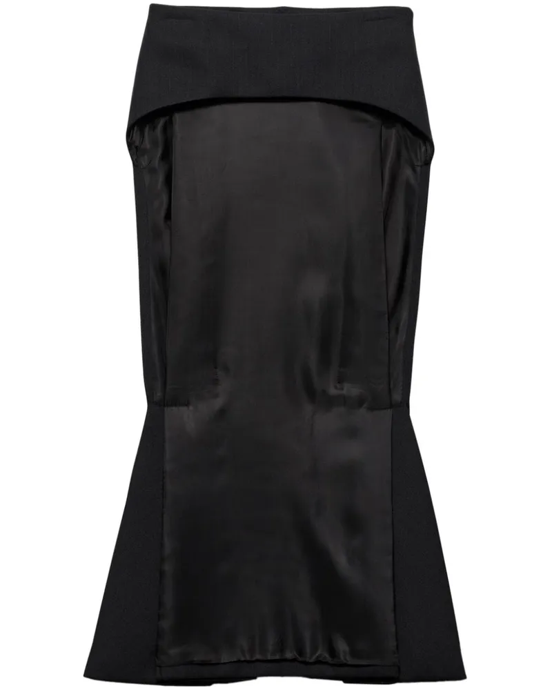 Prada Midirock im Deconstructed-Look - Blau Blau