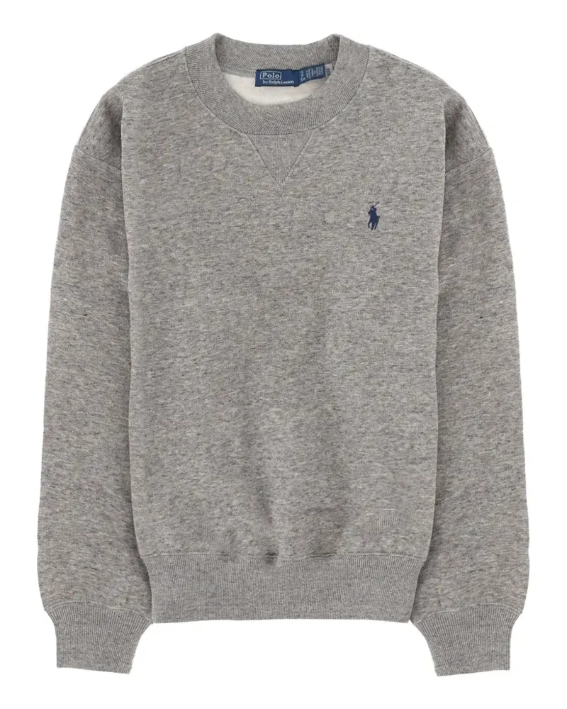 Ralph Lauren Fleecepullover mit rundem Ausschnitt - Grau Grau