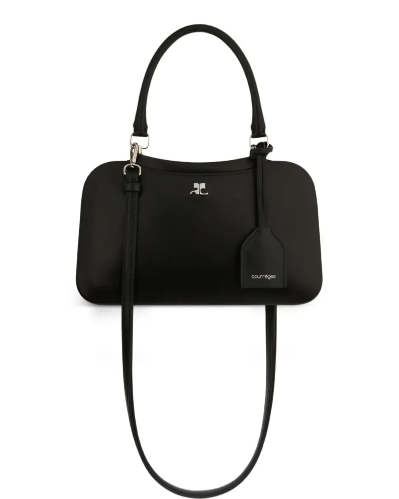 Courrèges Kleine Shadow Handtasche - Schwarz Schwarz