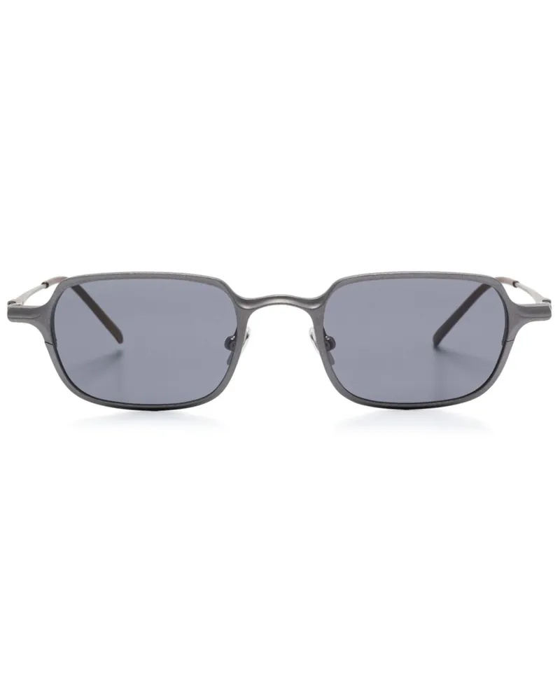RIGARDS Sonnenbrille mit eckigem Gestell - Silber Silber