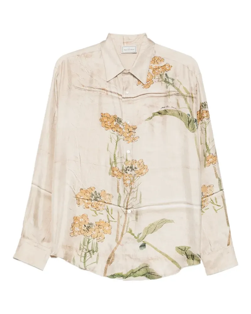 Pierre-Louis Mascia floral button shirt - Nude Nude