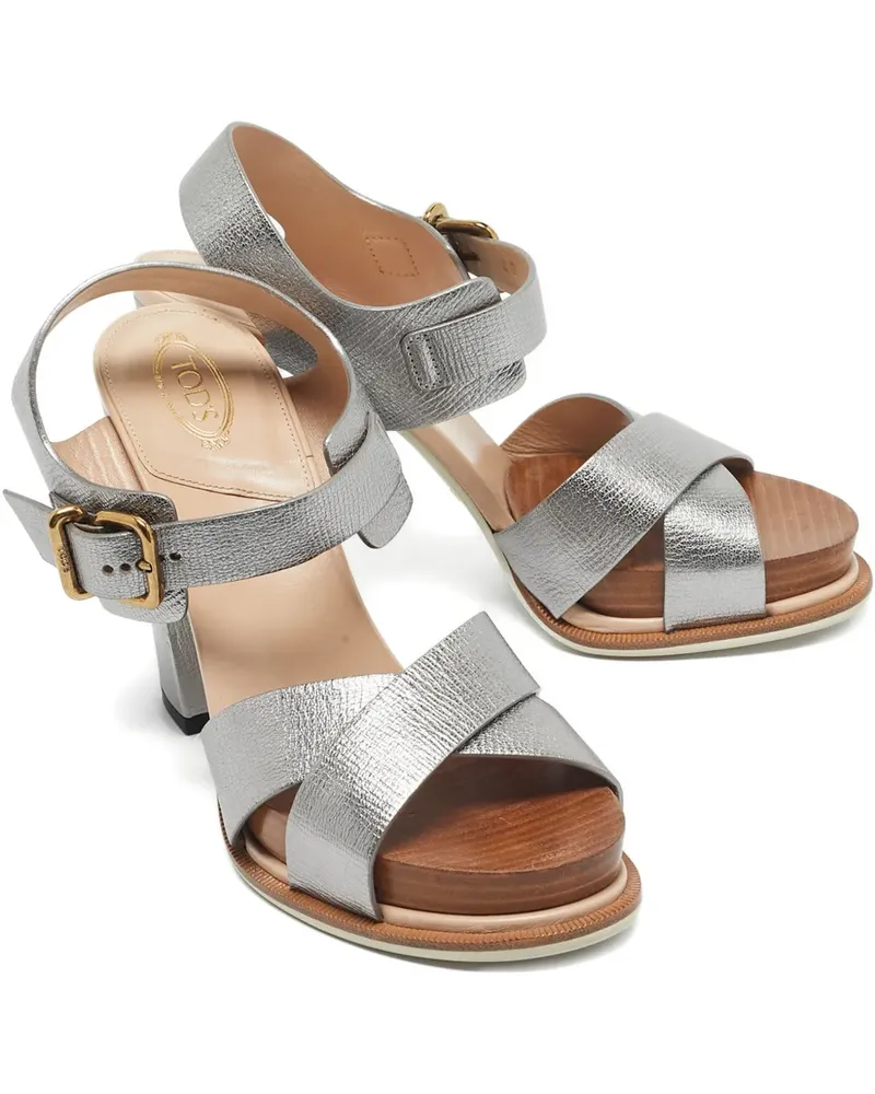 TOD'S ankle-strap sandals - Silber Silber