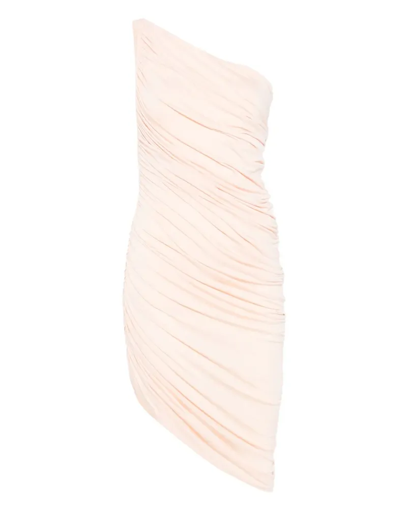 Norma Kamali Diana Minikleid - Nude Nude