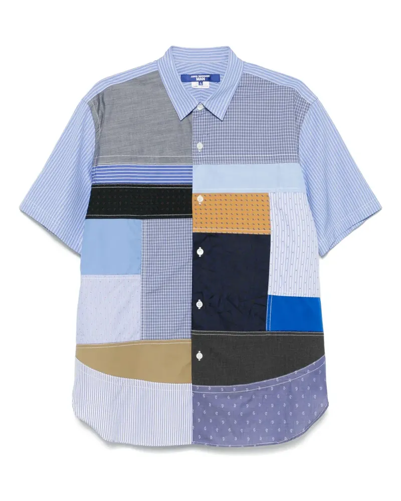 Junya Watanabe Hemd im Patchwork-Design - Blau Blau