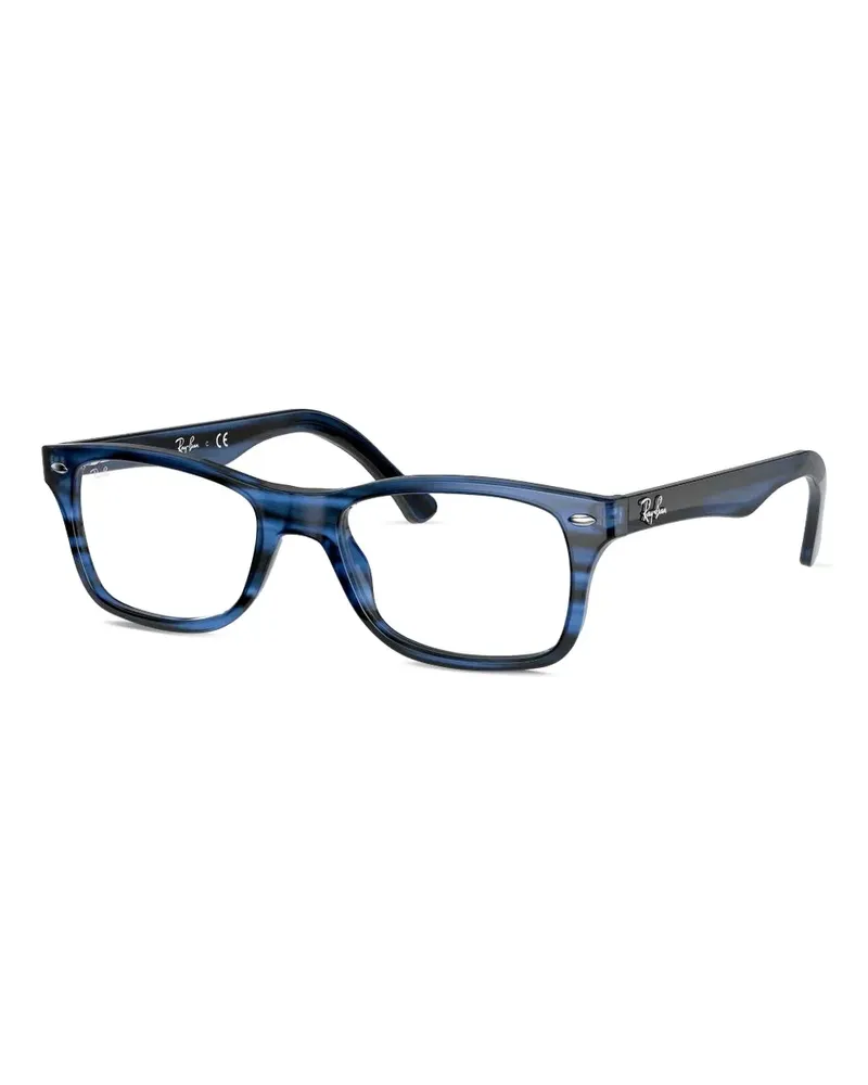 Ray Ban Brille mit eckigem Gestell - Blau Blau