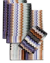 Missoni Home 5er-Set Giacomo Badetücher Blau