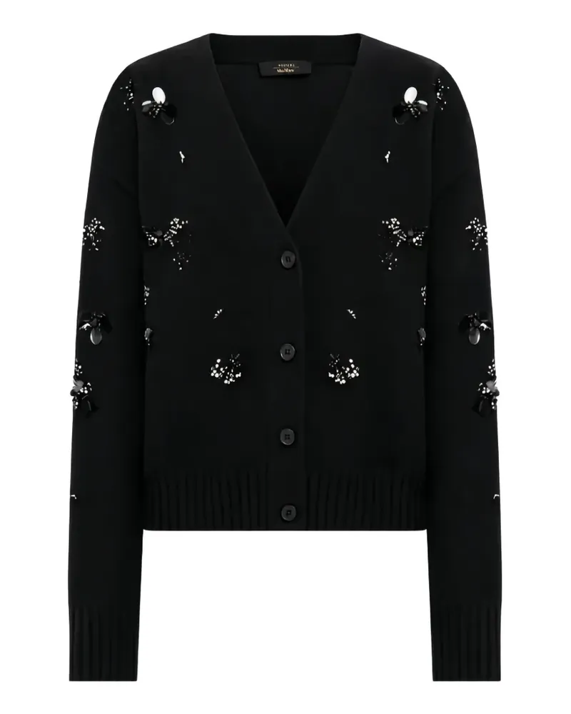 Twin-Set Actitude bead-embellished cardigan - Schwarz Schwarz