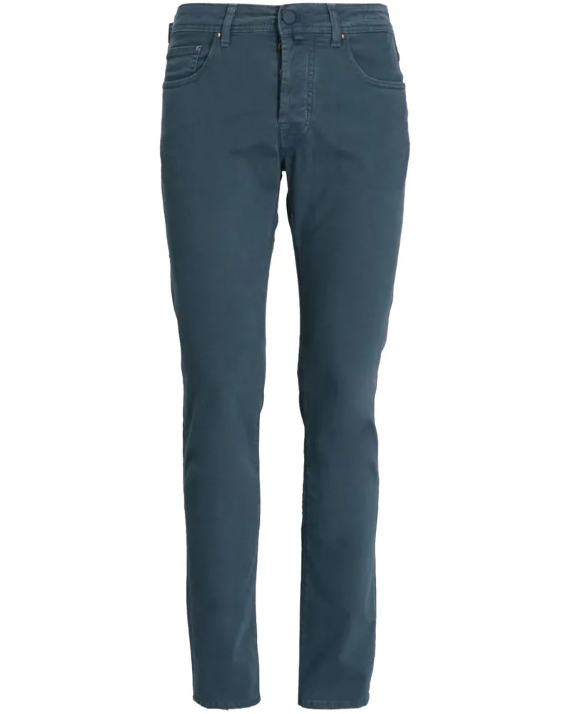 Jacob Cohën Hose mit schmalem Schnitt - Blau Blau