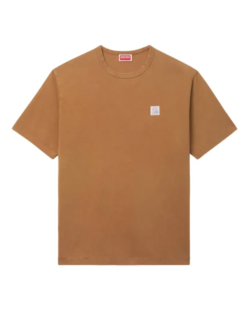 Kenzo Work And Play cotton T-shirt - Braun Braun