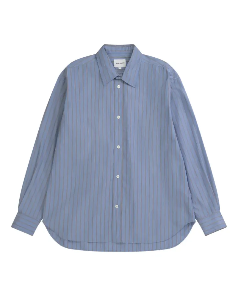 Norse Projects striped shirt - Blau Blau