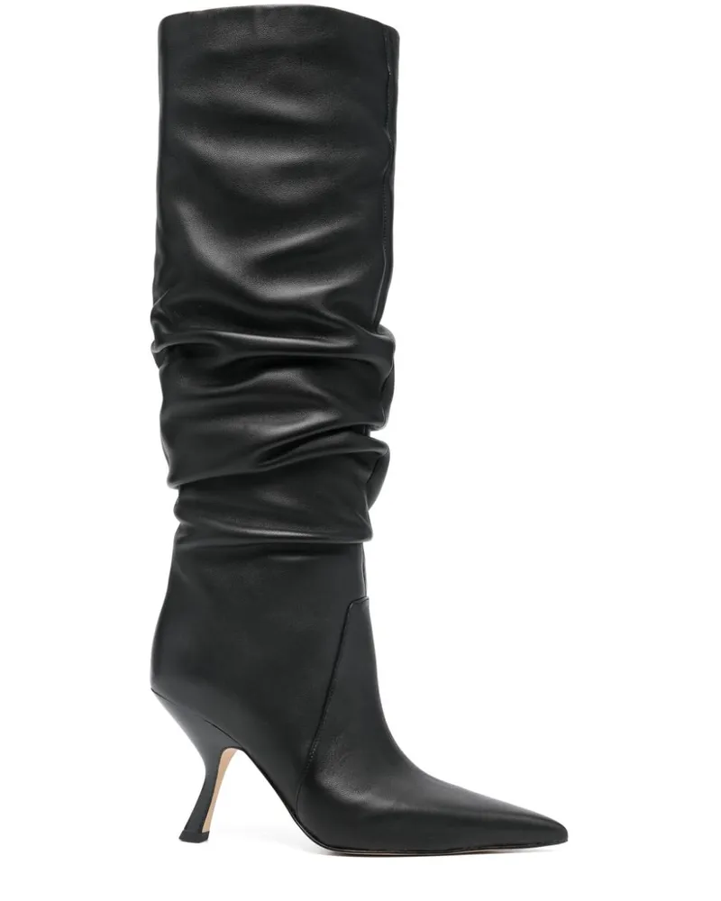 Michael Kors Drapierte Stiefel 90mm - Schwarz Schwarz