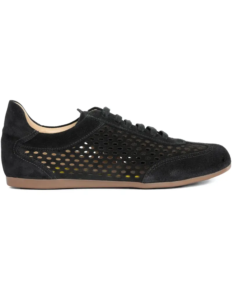 Sarah Chofakian Perforierte Gelato Sneakers - Schwarz Schwarz