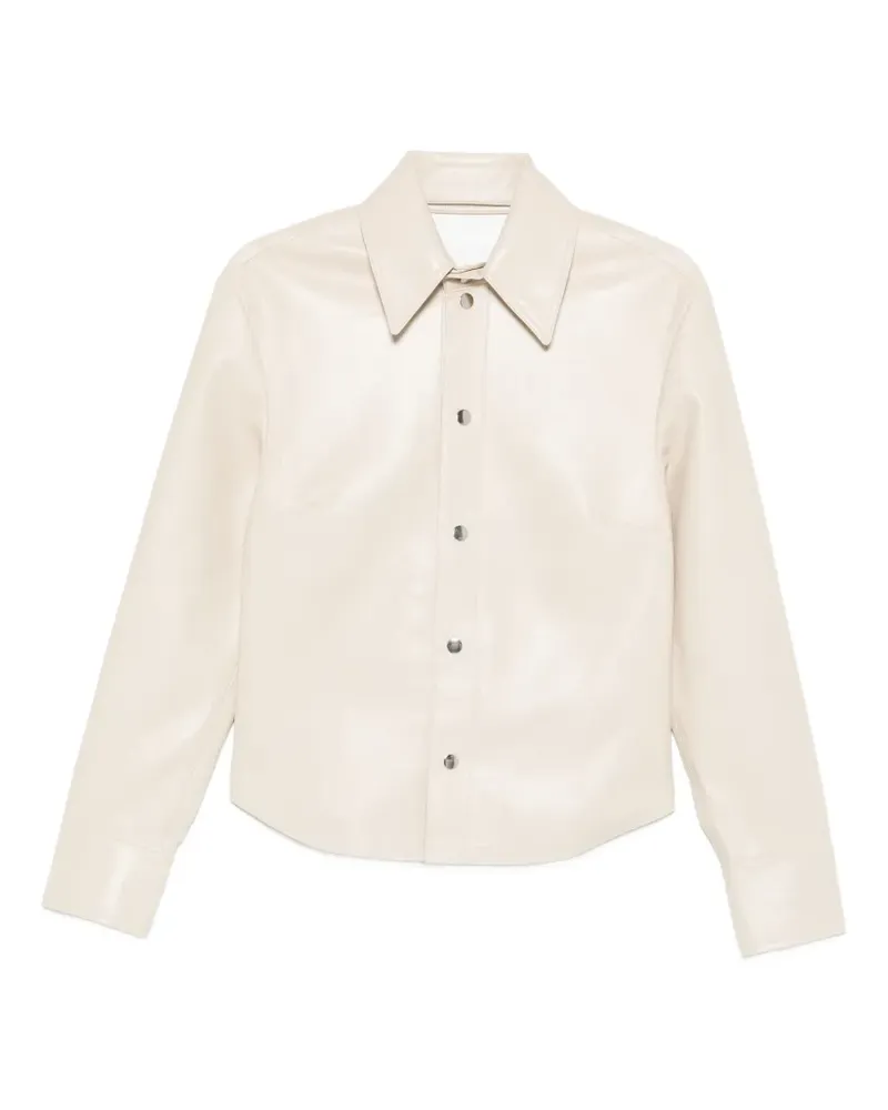 Nanushka Hemdjacke mit Cut-Outs - Nude Nude