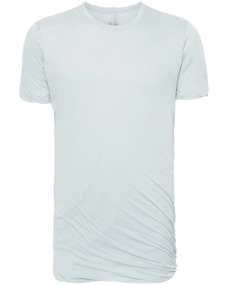 Rick Owens Double SS T-Shirt Blau