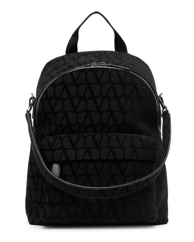 Valentino Garavani Rucksack mit Toile Iconographe-Print - Schwarz Schwarz