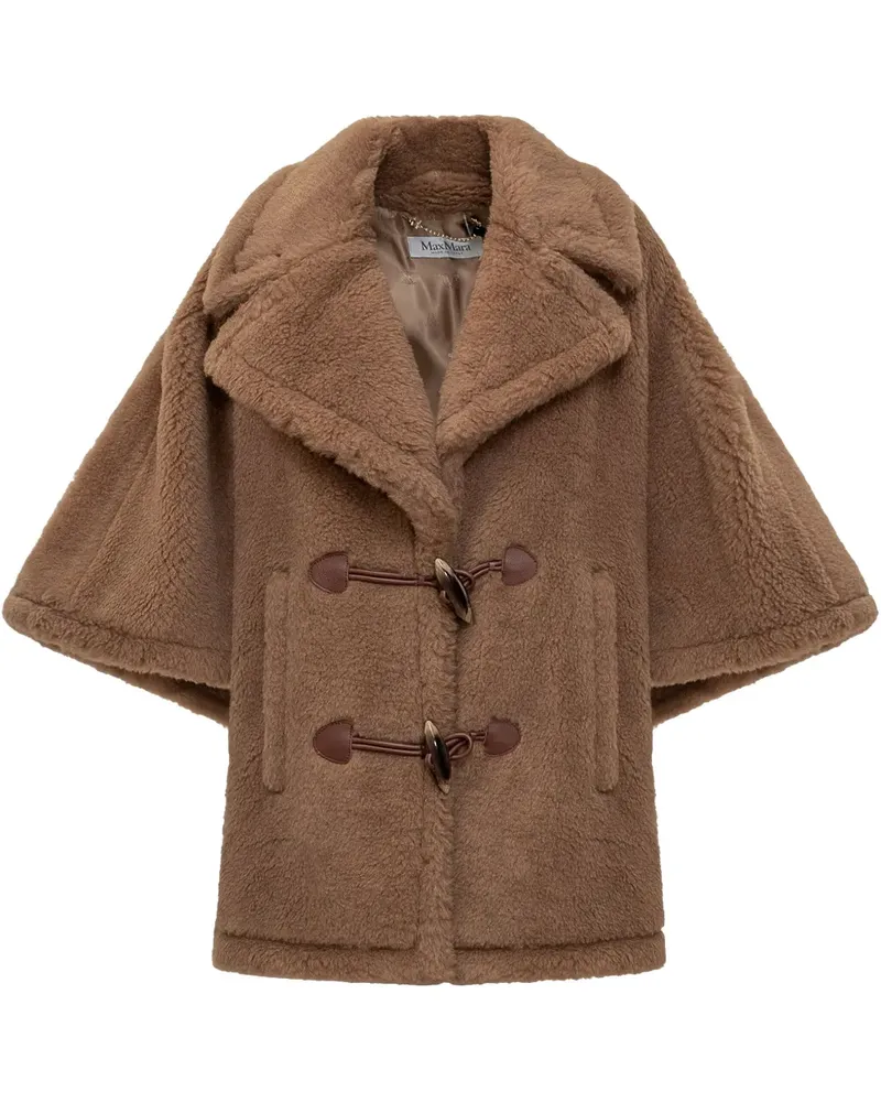 Max Mara Shearling-Mantel - Braun Braun
