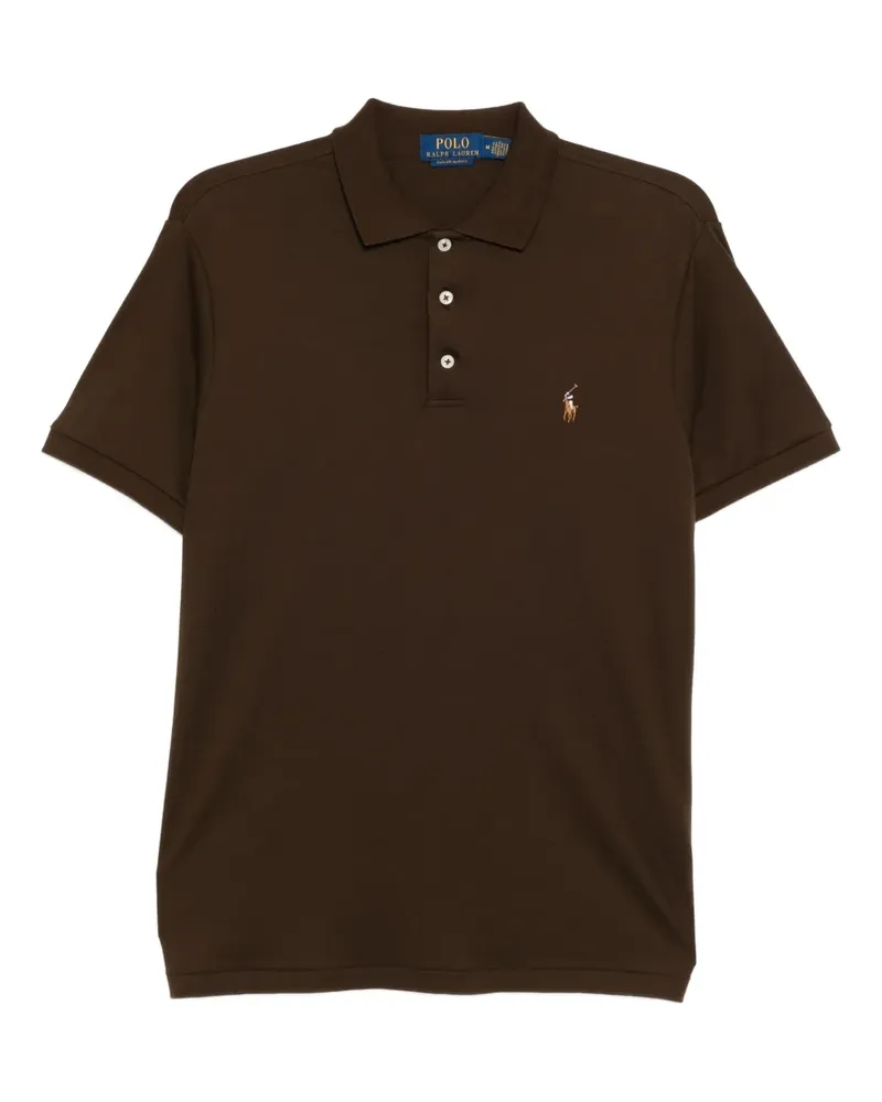 Ralph Lauren Poloshirt mit Logo-Stickerei - Braun Braun
