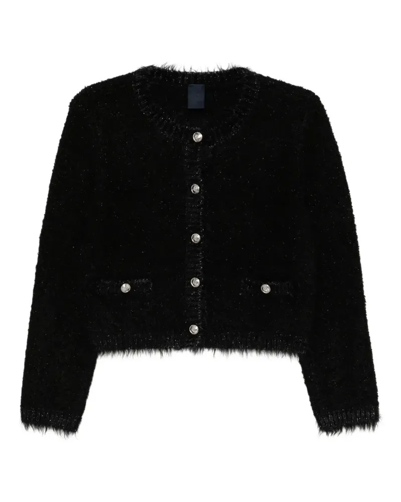 JUUN.J Cardigan mit Logo-Knöpfen - Schwarz Schwarz