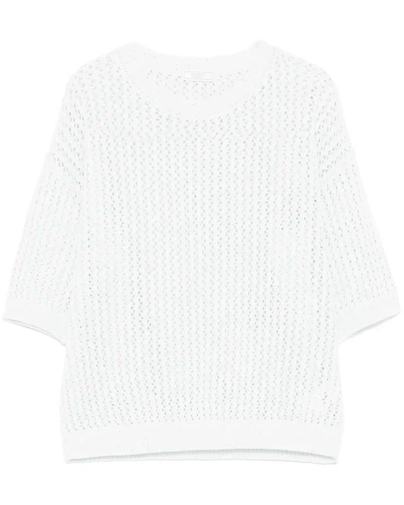 Peserico Pullover mit Pailletten - Grün Grün