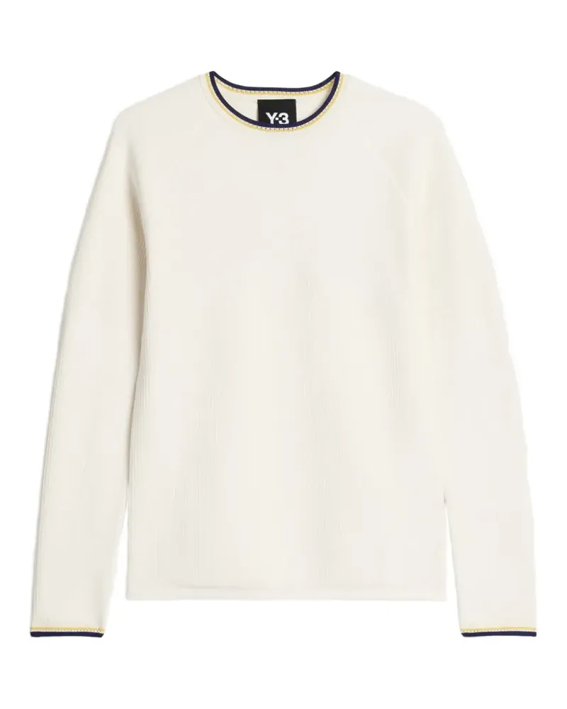 Y-3 x Wales Bonner raglan-sleeve sweater - Weiß Weiß