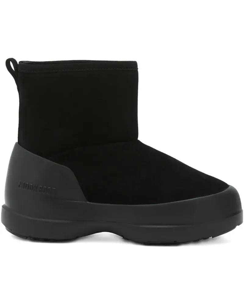 Moon Boot Mezzaluna Regenstiefel - Schwarz Schwarz