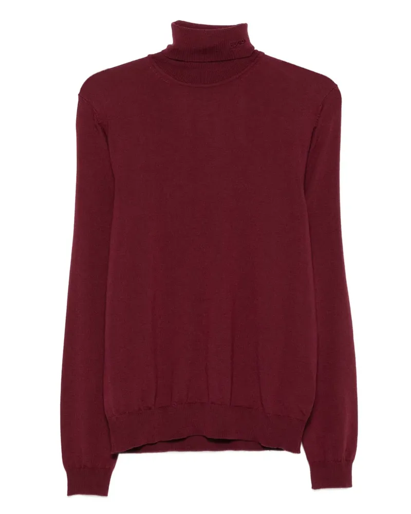 HUGO BOSS Pullover mit Rollkragen - Rot Rot