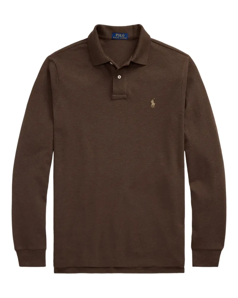 Ralph Lauren Poloshirt mit Logo-Stickerei - Braun Braun