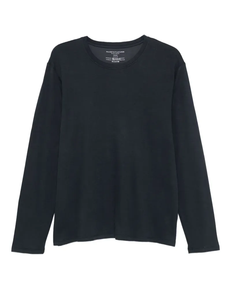 Majestic Klassisches T-Shirt - Blau Blau