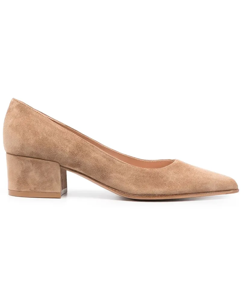 Gianvito Rossi Piper Pumps 45mm - Nude Nude