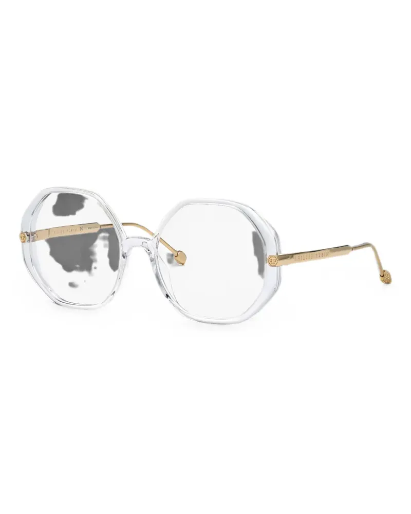 Philipp Plein geometric-frame glasses - Gold Gold