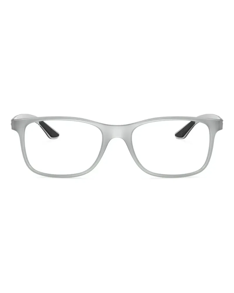 Ray Ban Brille mit eckigem Gestell - Grau Grau